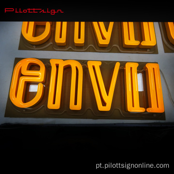 Englishing Publicidade 3D Pub LED letter neon sinal